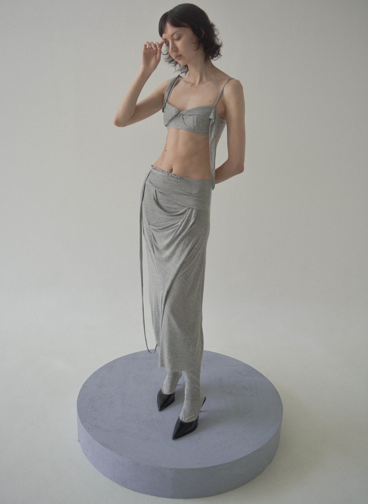PIERO DRAPED BRA-Caro Chia-APOC STORE