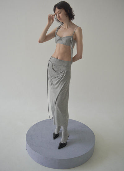 PIERO DRAPED BRA-Caro Chia-APOC STORE