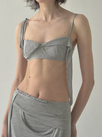 PIERO DRAPED BRA-Caro Chia-APOC STORE