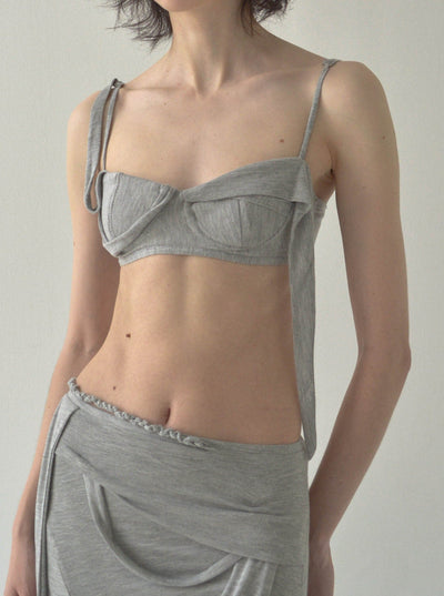 PIERO DRAPED BRA-Caro Chia-APOC STORE