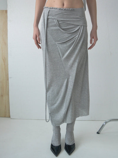 PIERO DRAPED SKIRT-Caro Chia-APOC STORE