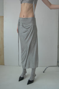 PIERO DRAPED SKIRT-Caro Chia-APOC STORE