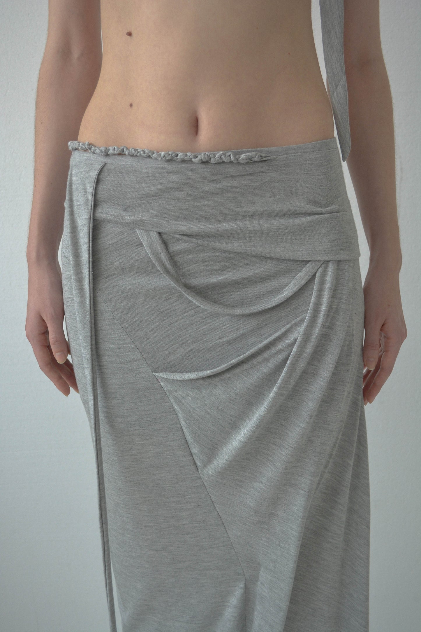 PIERO DRAPED SKIRT-Caro Chia-APOC STORE