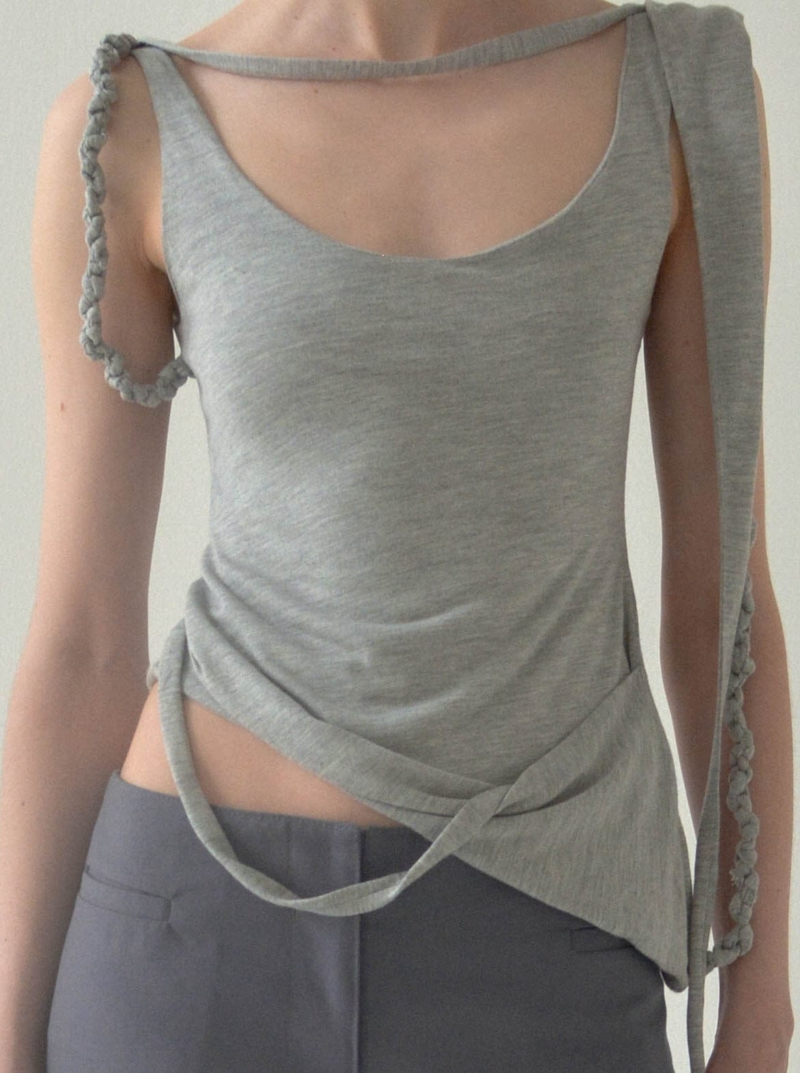 PIERO DRAPED TOP-Caro Chia-APOC STORE