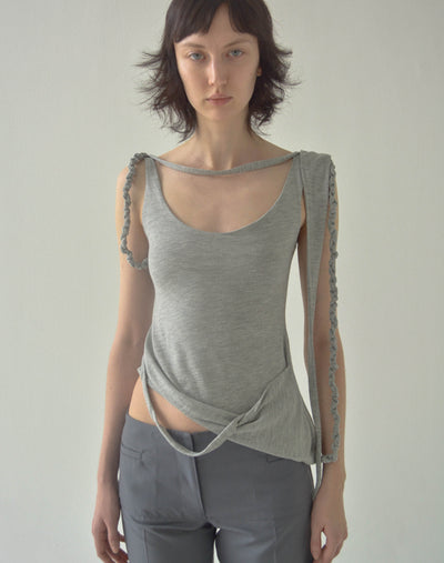 PIERO DRAPED TOP-Caro Chia-APOC STORE
