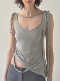 PIERO DRAPED TOP-Caro Chia-APOC STORE