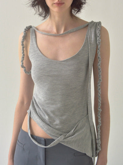 PIERO DRAPED TOP-Caro Chia-APOC STORE