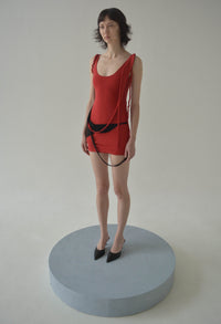 CALDER DRAPED SHORT DRESS-Caro Chia-APOC STORE