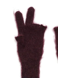 Peace Mohair Gloves Purple-Cognomen-APOC STORE