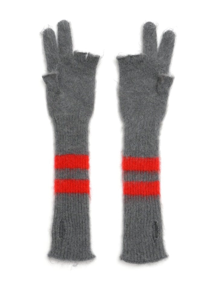 Peace Mohair Gloves Grey-Cognomen-APOC STORE