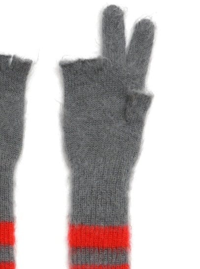 Peace Mohair Gloves Grey-Cognomen-APOC STORE