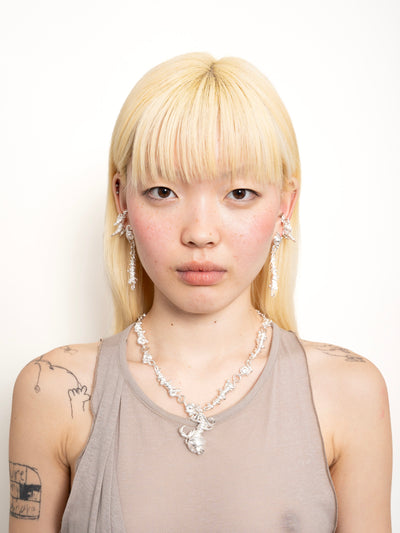 OMYO Pendulum Ear Studs-ASTERISK-APOC STORE