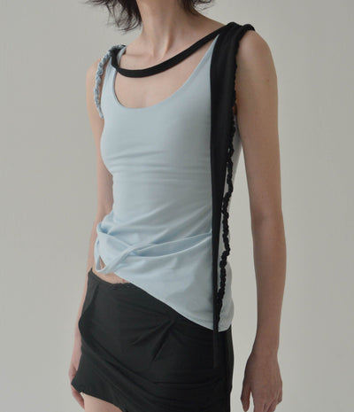 VALDER DRAPED TOP-Caro Chia-APOC STORE