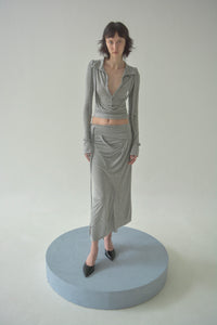 PIERO DRAPED SHIRT-Caro Chia-APOC STORE