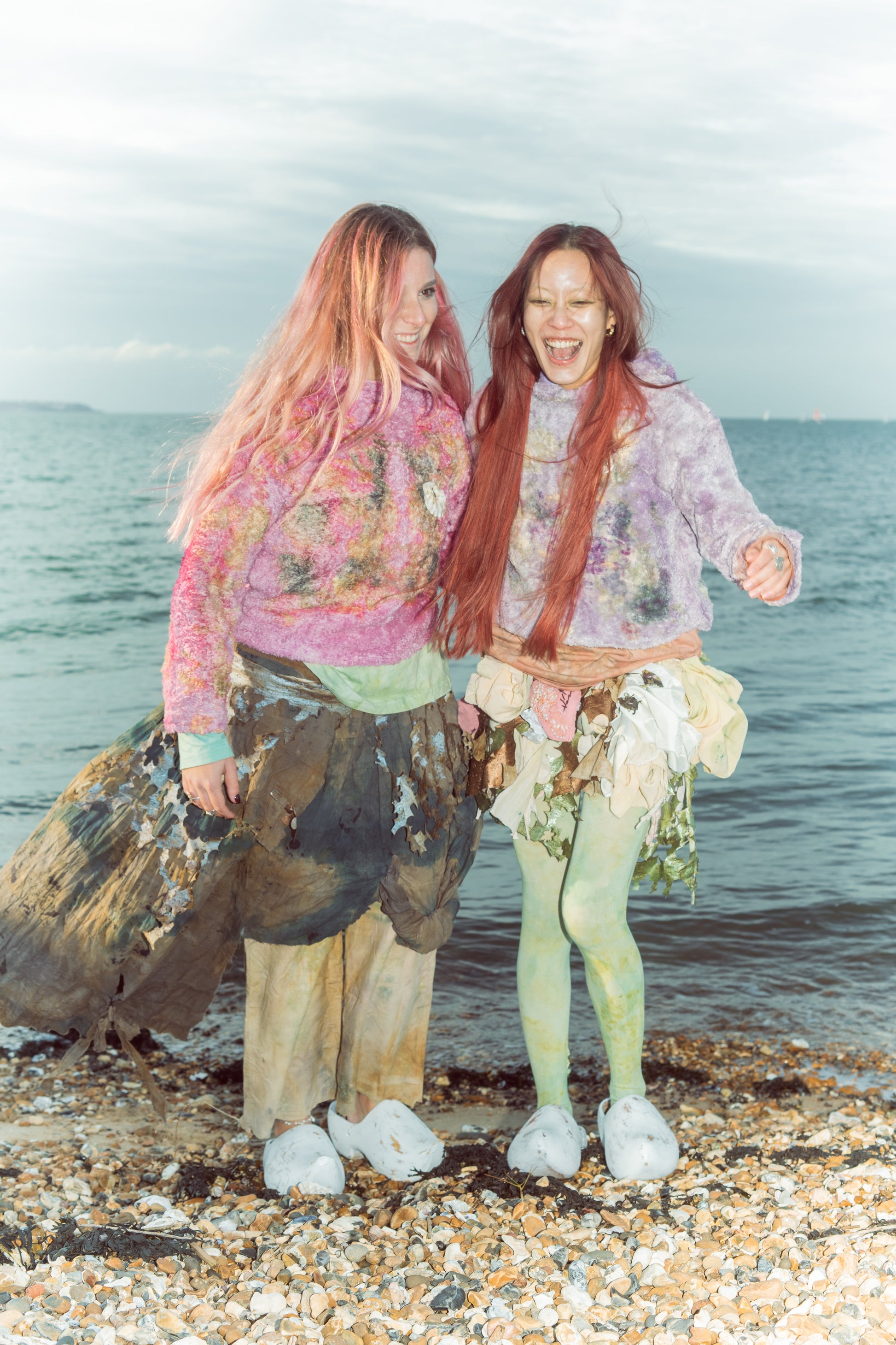 Magic Flower Hoodie Flower Power Petal Pink-EIRINN HAYHOW-APOC STORE