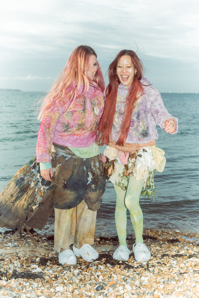 Magic Flower Hoodie Flower Power Petal Pink-EIRINN HAYHOW-APOC STORE