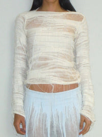 LONGSLEEVE ORGANIC TOP-Krystal Paniagua-APOC STORE