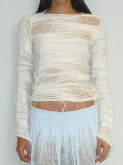 LONGSLEEVE ORGANIC TOP-Krystal Paniagua-APOC STORE