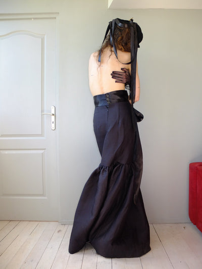 Black tulip skirt-Polyhedron-APOC STORE