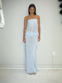 Maxi Loop Skirt blue-Krystal Paniagua-APOC STORE