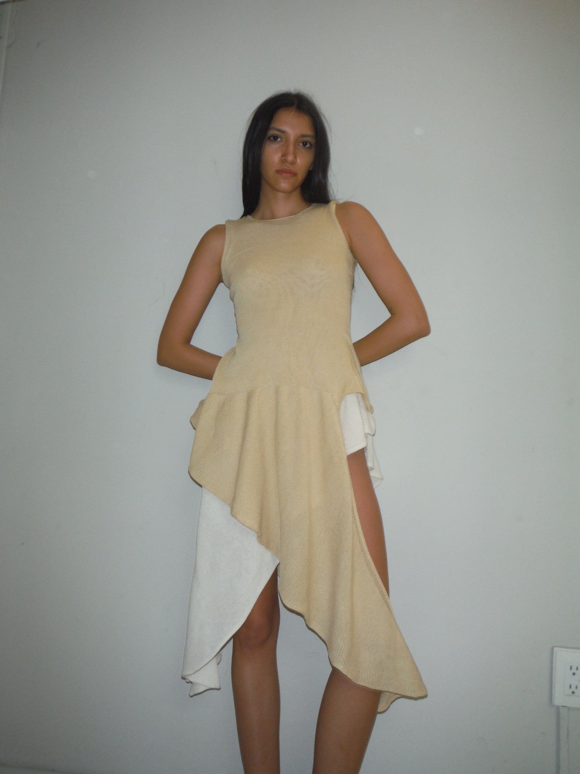 Side Hold Top Beige Sand-Krystal Paniagua-APOC STORE