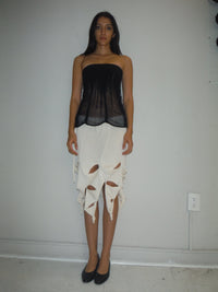 Waterfall Midi Skirt Cream-Krystal Paniagua-APOC STORE