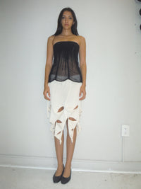 Waterfall Midi Skirt Cream-Krystal Paniagua-APOC STORE