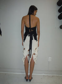 Waterfall Midi Skirt Cream-Krystal Paniagua-APOC STORE