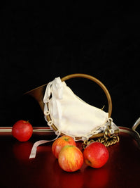 Angel of Music Little White Purse-Polyhedron-APOC STORE