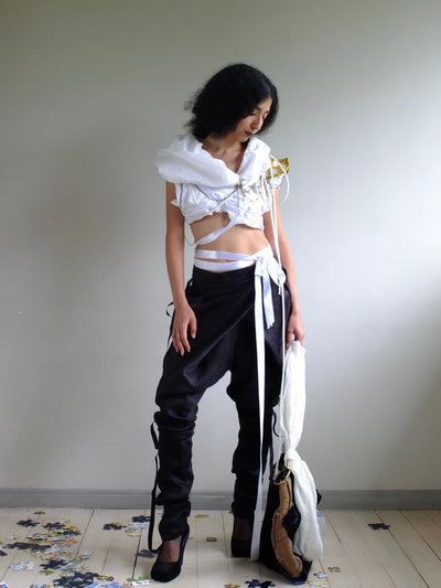 Golden mask top-Polyhedron-APOC STORE