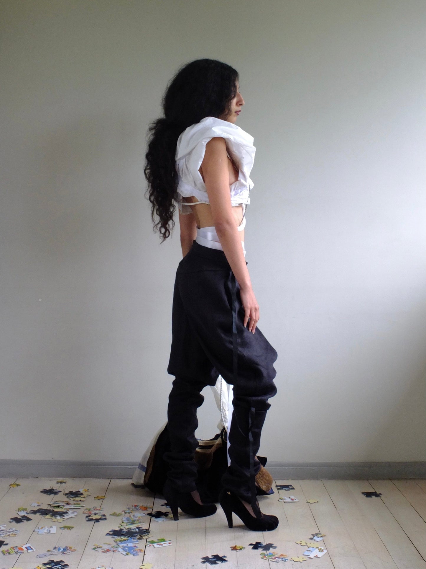 Golden mask top-Polyhedron-APOC STORE