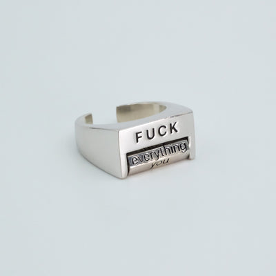 Fuck the world ring-Can Sun-APOC STORE