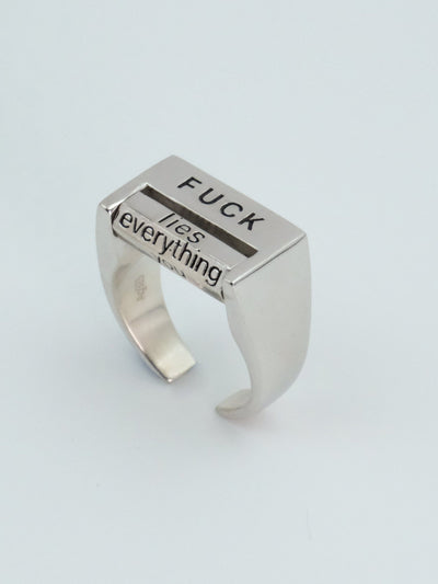 Fuck the world ring-Can Sun-APOC STORE