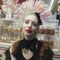 Black Feathers Necktie-Polyhedron-APOC STORE