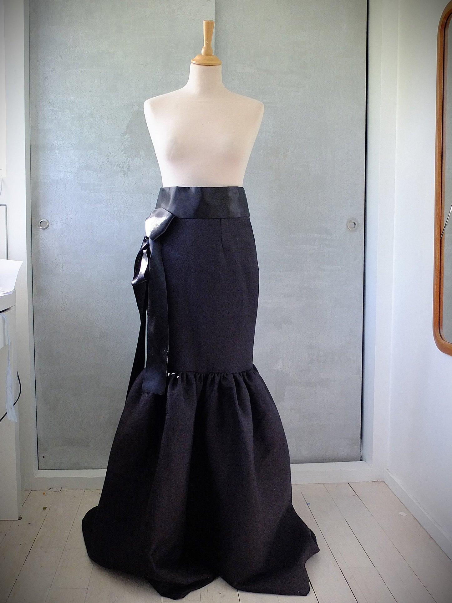 Black tulip skirt-Polyhedron-APOC STORE