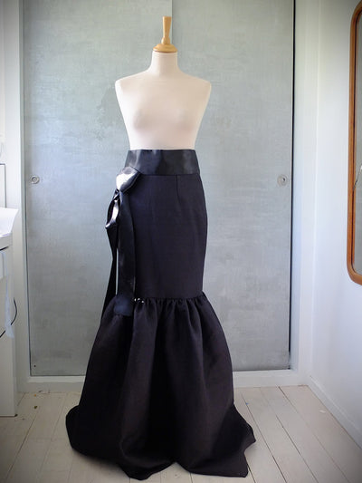 Black tulip skirt-Polyhedron-APOC STORE