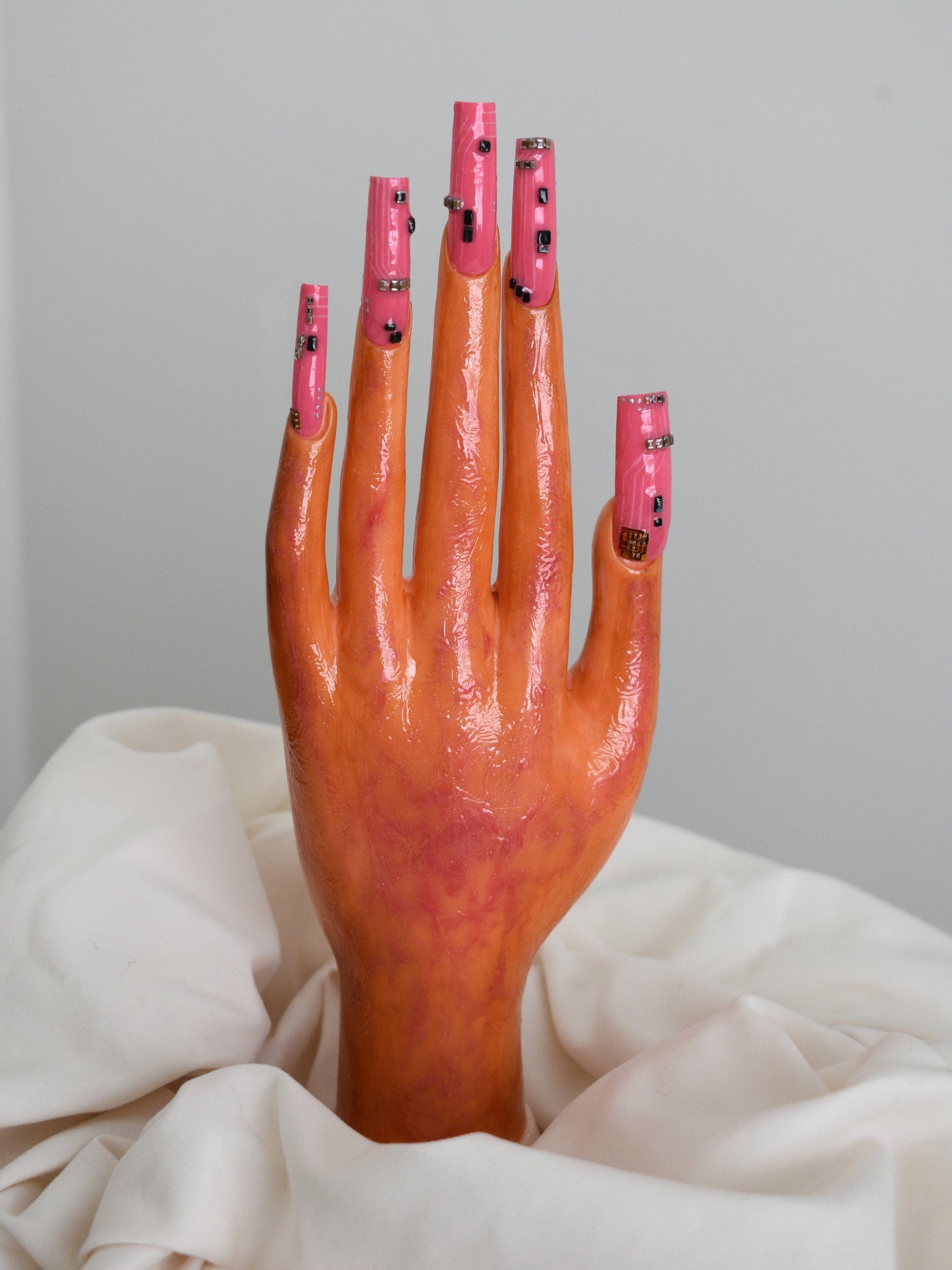 Pink PCB nail set-Hotnails-APOC STORE