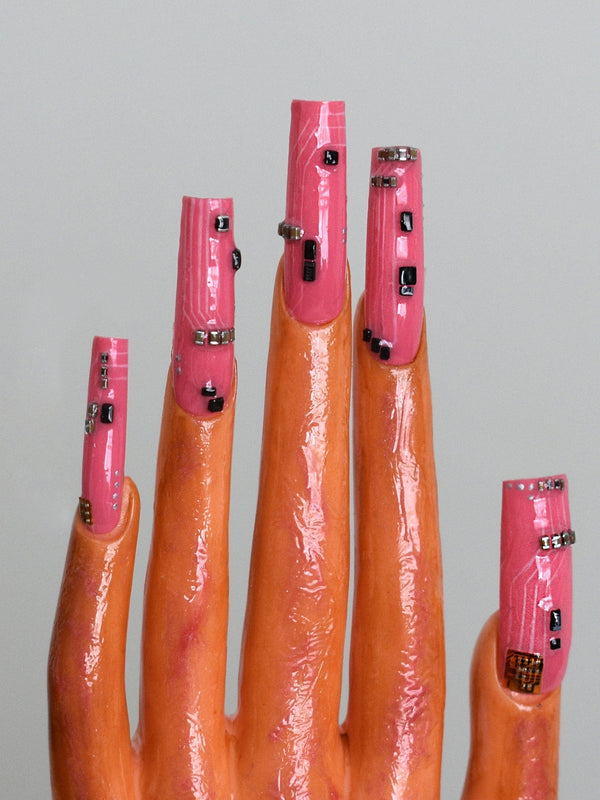 Pink PCB nail set-Hotnails-APOC STORE