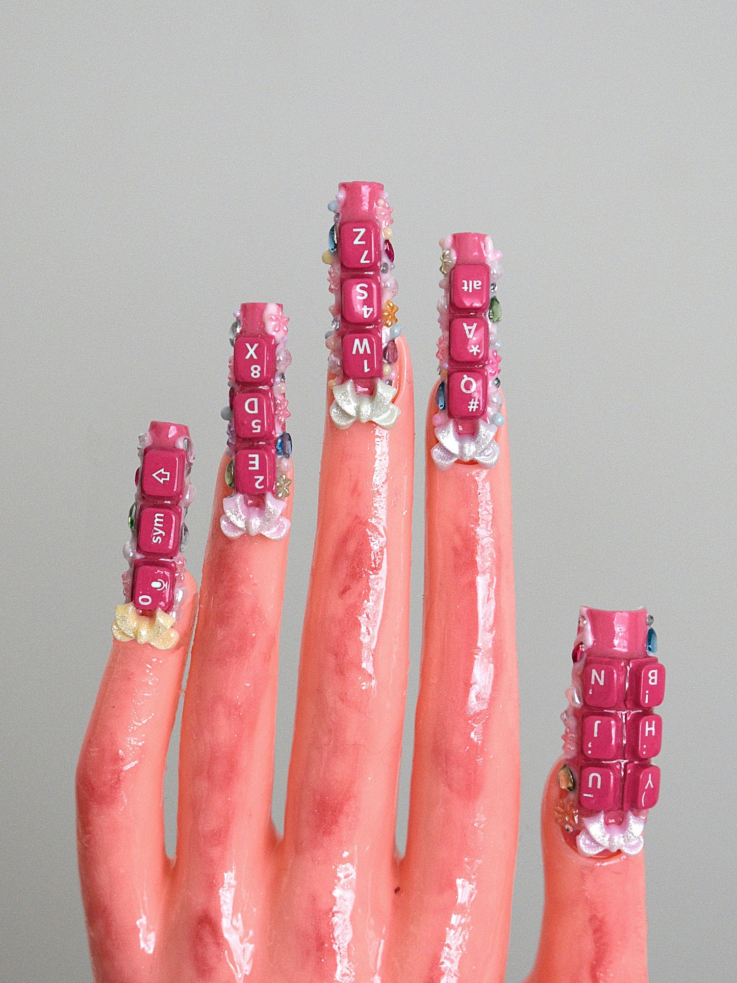 Blackberry Q5 deco phone case nail set-Hotnails-APOC STORE