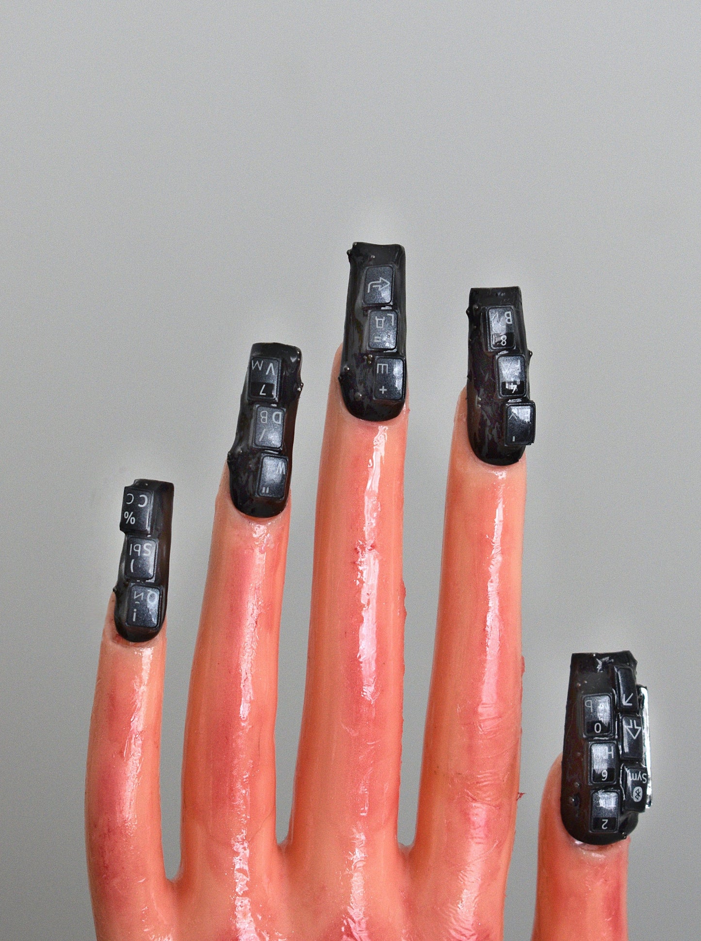 Blackberry curve with caviar nail set-Hotnails-APOC STORE