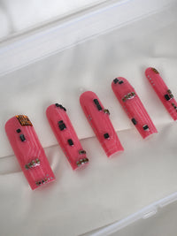 Pink PCB nail set-Hotnails-APOC STORE