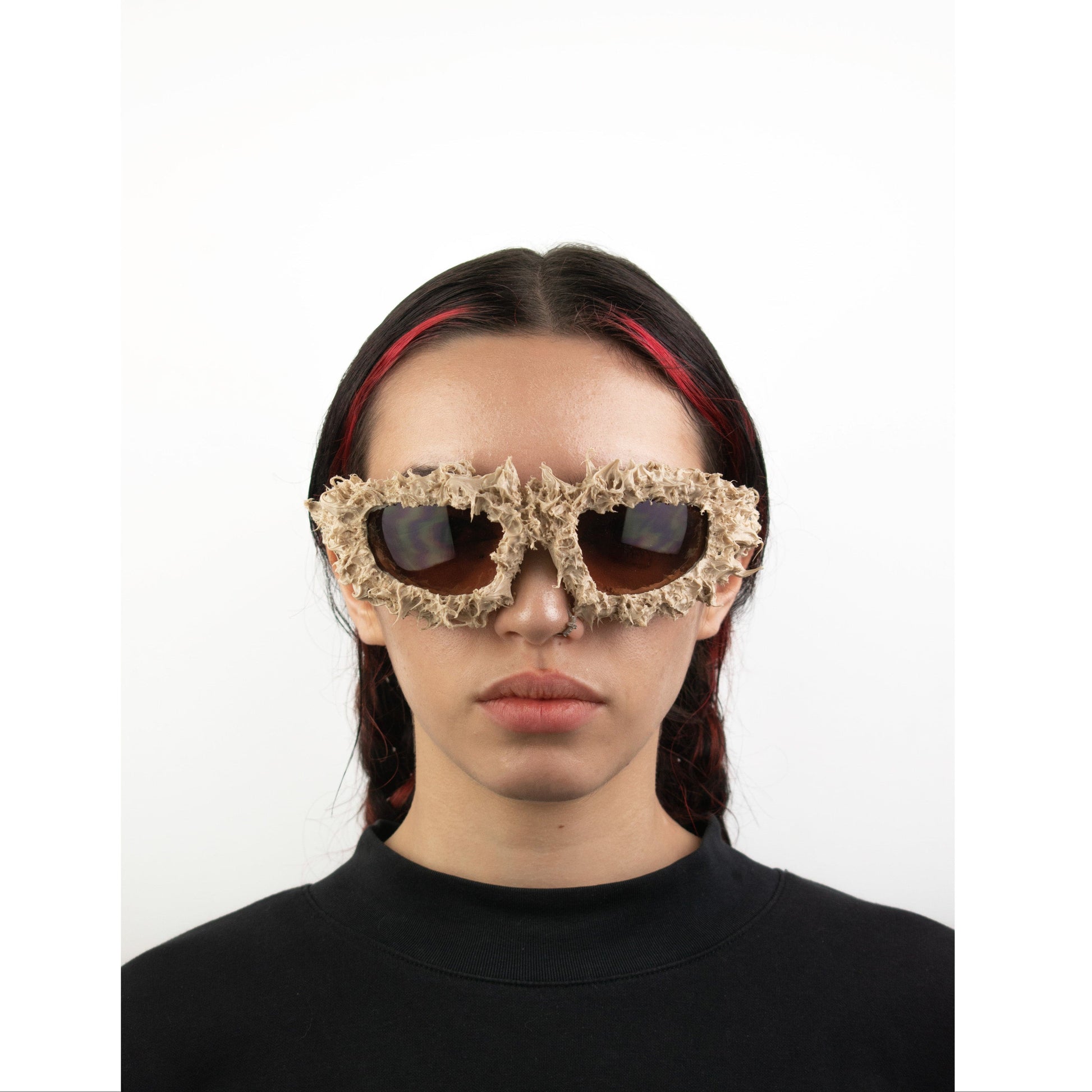 Organik Glasses Oval Nude-Bilel A.CHOUTRI-APOC STORE