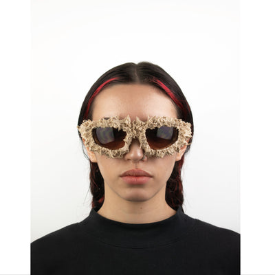 Organik Glasses Oval Nude-Bilel A.CHOUTRI-APOC STORE