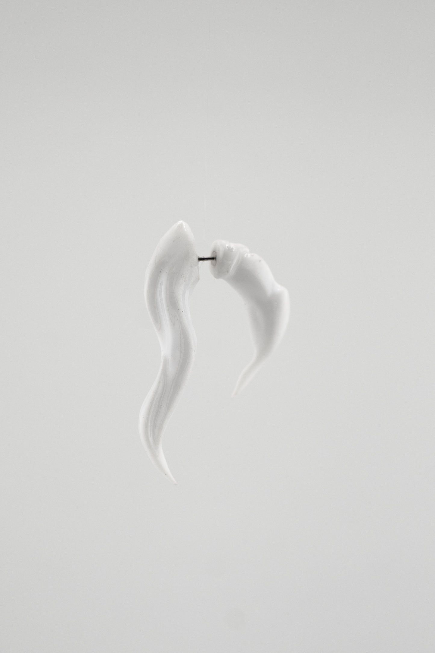 Horn Earrings (Pair)-Agoston Balazs-APOC STORE