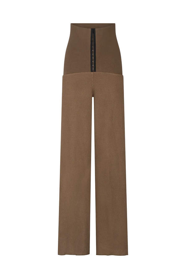 Waffle Pant - Khaki-Karlaidlaw-APOC STORE