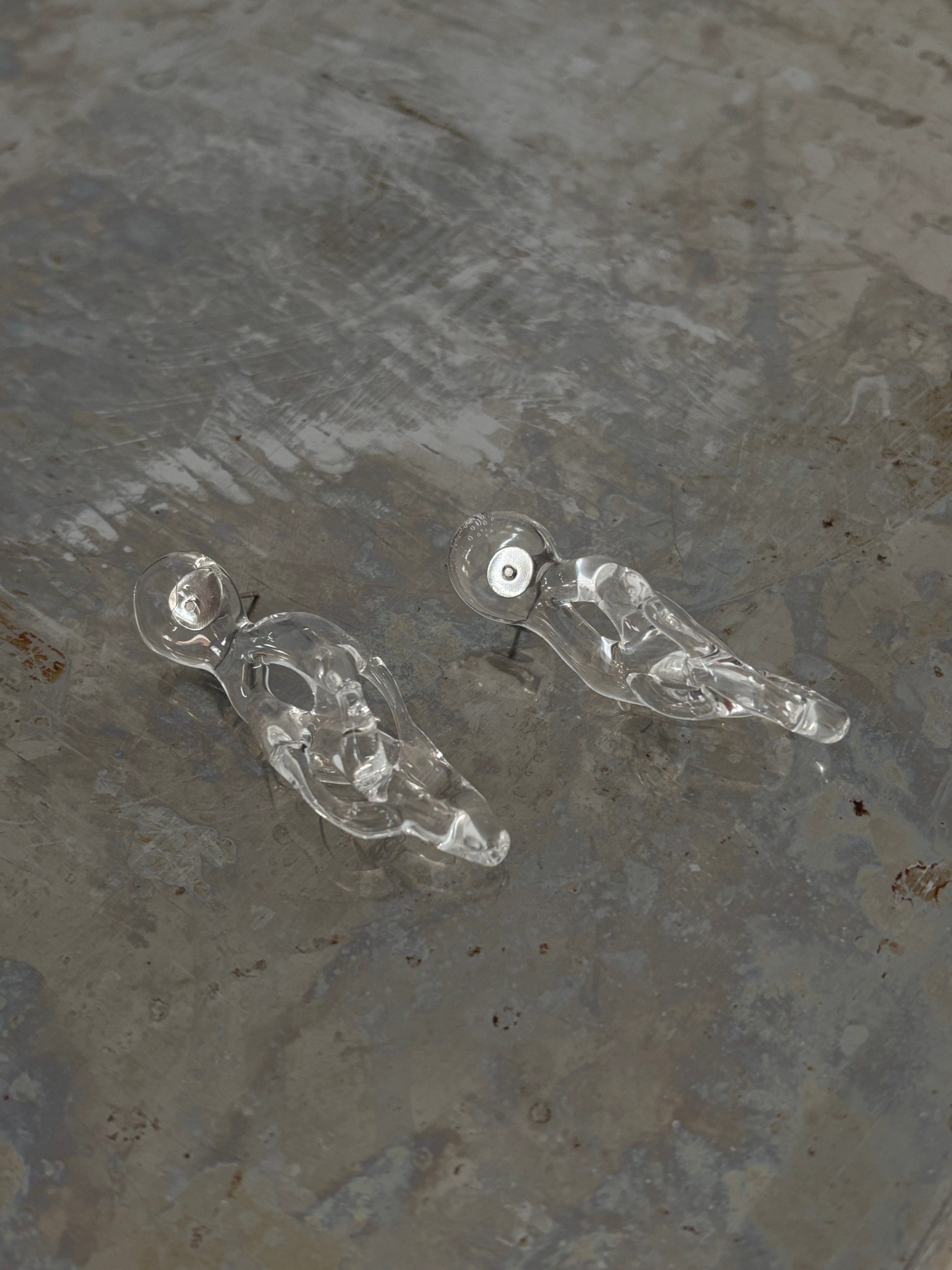 Deep W3b Earrings-Pia Glassworks-APOC STORE