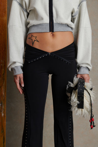 Hooked Pant Black-Karlaidlaw-APOC STORE