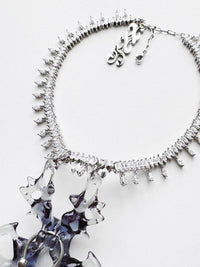 Diamond Hare bone Necklace-886lab-APOC STORE