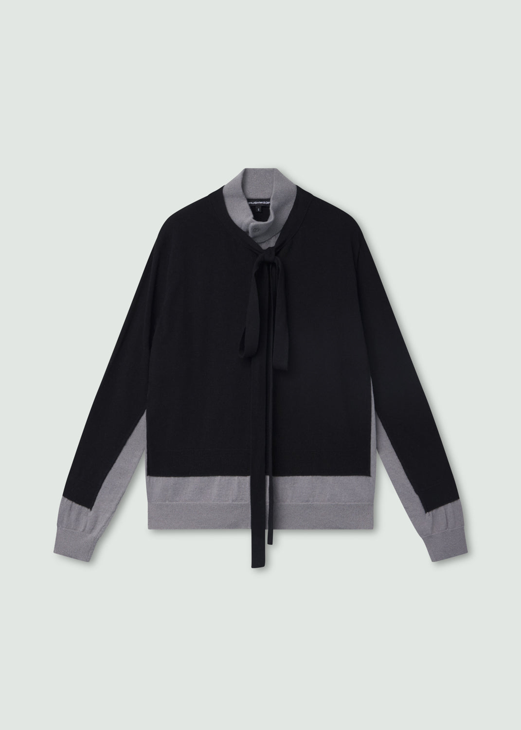 Double Cardigan Black-Onrushw23fh-APOC STORE