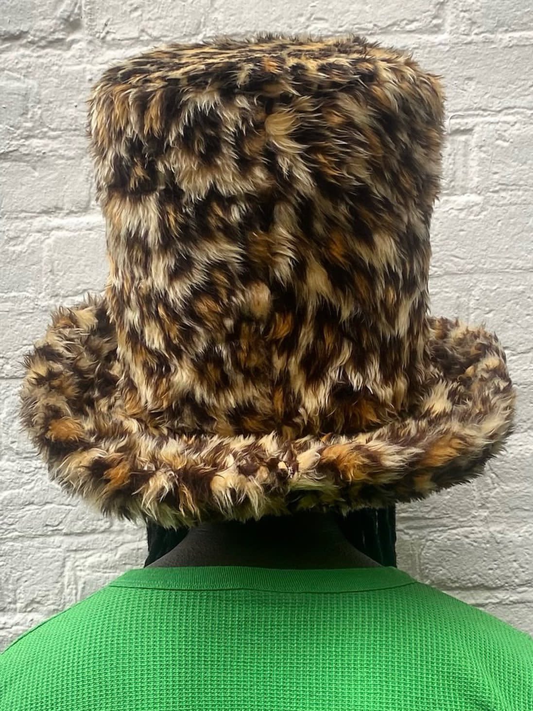 Silly Leopard Fuzz Top Hat-Benny Andallo-APOC STORE